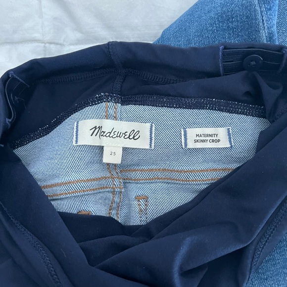 Madewell over the bump maternity jeans - Picture 3 of 3